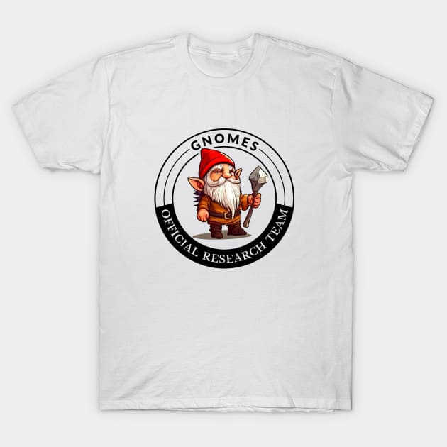 Gnomes Official Research Team T-Shirt by mafiatees.intl